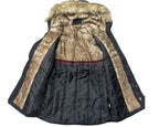Faux Fur Lined Hooded Padded Parka Jacket - Jackets - British D'sire
