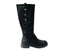 Faux Leather Zip Mid Calf Full Zip Boots - Boots - British D'sire