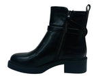 Faux Leather Zip Smart Ankle Boots - Boots - British D'sire