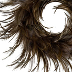 Fawn Feather Candle Wreath Christmas Decoration - Wreath - British D'sire