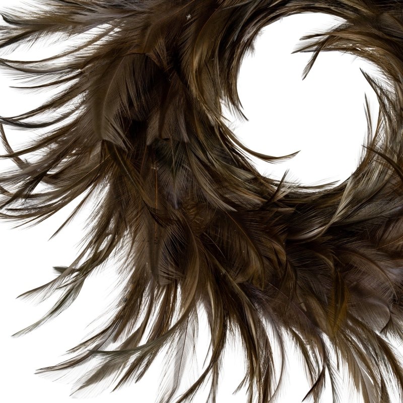 Fawn Feather Candle Wreath Christmas Decoration - Wreath - British D'sire