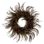 Fawn Feather Candle Wreath Christmas Decoration - Wreath - British D'sire