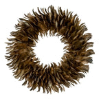 Fawn Feather Wreath Christmas Decoration - Wreath - British D'sire