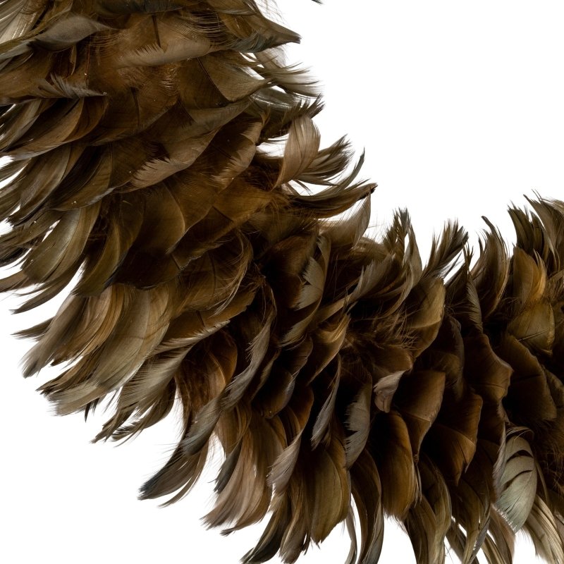 Fawn Feather Wreath Christmas Decoration - Wreath - British D'sire