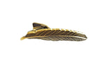 Feather Tie Clip, Anti - Brass - British D'sire