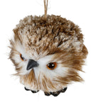 Feather Winter Owl Decoration Christmas Decoration - Christmas Decor - British D'sire