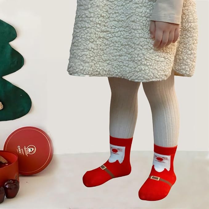 FedMois 5 Pairs Baby Kids Anti-slip Socks Cotton non skid Ankle Socks Animals Secondary image