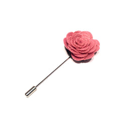 Felt Rose Lapel Pin, Baby Pink - All Products - British D'sire