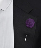 Felt Rose Lapel Pin, Purple - All Products - British D'sire