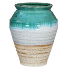 Fen Olpe Vase - Neutral Glass Decorative Vase - Vases - British D'sire