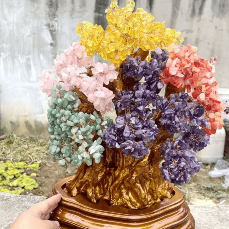 Feng shui Healing Gemstone Natural amethyst crystal money luck fortune tree for home decoration gift - Natural Amethyst Crystal - British D'sire