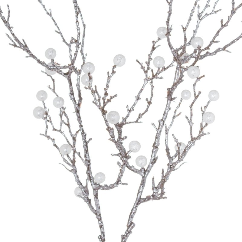 Festive Pearl Decorative Spray Artificial Flower Stem - Artificial Plants & Trees - British D'sire
