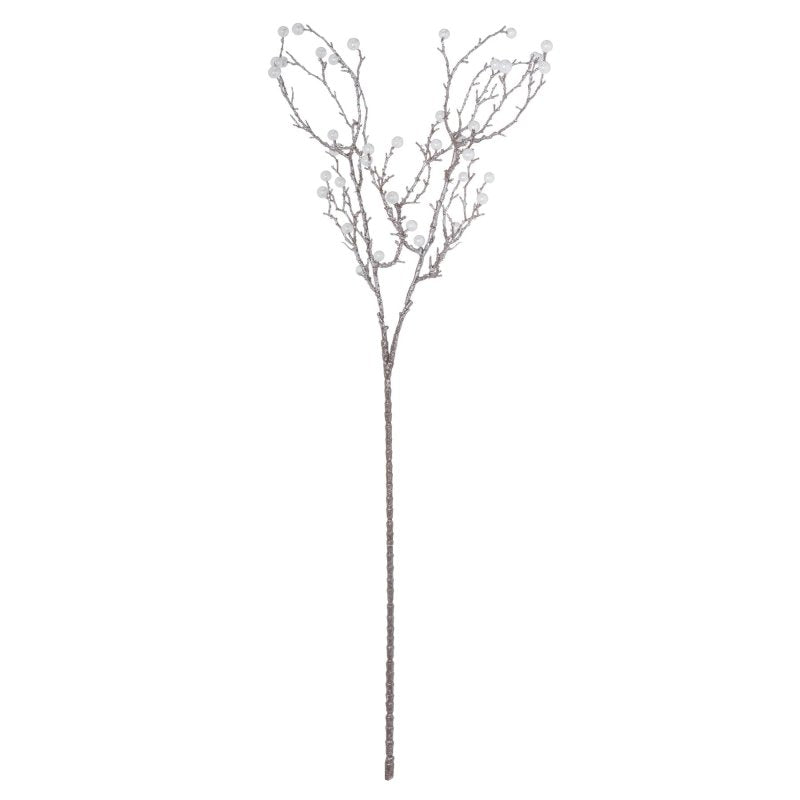 Festive Pearl Decorative Spray Artificial Flower Stem - Artificial Plants & Trees - British D'sire
