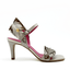 Fifi gold mirror heel ankle sandal - Heel Shoe - British D'sire