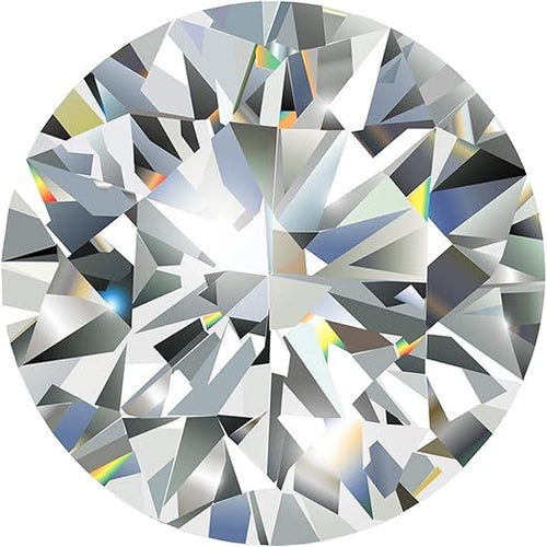 Vista – Colorless Moissanite Loose Stone - Brilliant Cut Simulated Diamond - 0.3CT-4CT - Ideal for Rings, Pendants & Fine Jewellery Making.