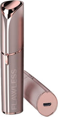 Finishing Touch Flawless Next Generation Facial Hair Remover, Rechargeable, 2 x Replacement Heads Included, Blush - Facial Hair Remover - British D'sire