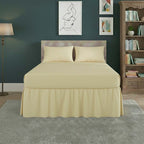 Fitted Valance Bed Sheet Polycotton Mattress Cover And Frill Easy Care - Single - Grey - British D'sire
