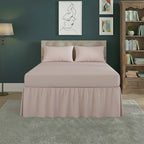 Fitted Valance Bed Sheet Polycotton Mattress Cover And Frill Easy Care - Single - Grey - British D'sire