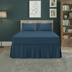 Fitted Valance Bed Sheet Polycotton Mattress Cover And Frill Easy Care - Single - Latte - British D'sire