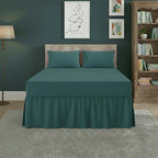 Fitted Valance Bed Sheet Polycotton Mattress Cover And Frill Easy Care - Single - Lemon - British D'sire