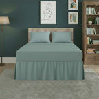 Fitted Valance Bed Sheet Polycotton Mattress Cover And Frill Easy Care - Single - Lemon - British D'sire