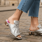 Fizzy - Silver slide - Flats - British D'sire