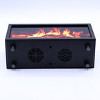 Flame Effect Aroma Diffuser with Birdsound - Black USB - Colour Change - Cool Designs Oil Burners - British D'sire