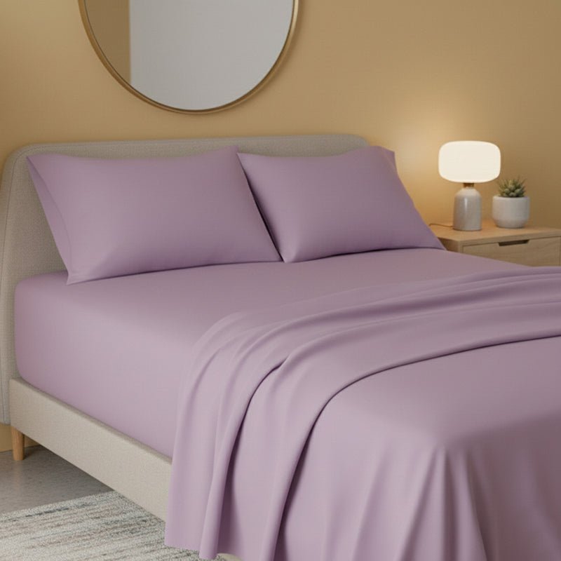 Flannelette Flat Sheet Soft Brushed Cotton Bedding for Warmth Comfort - Double - Black - British D'sire