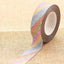 Flash Washi Sticky Paper Tape Label DIY Decorative Tape, Length: 10m( Floral) - British D'sire