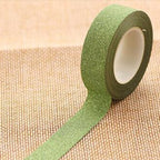 Flash Washi Sticky Paper Tape Label DIY Decorative Tape, Length: 10m(Green) - British D'sire