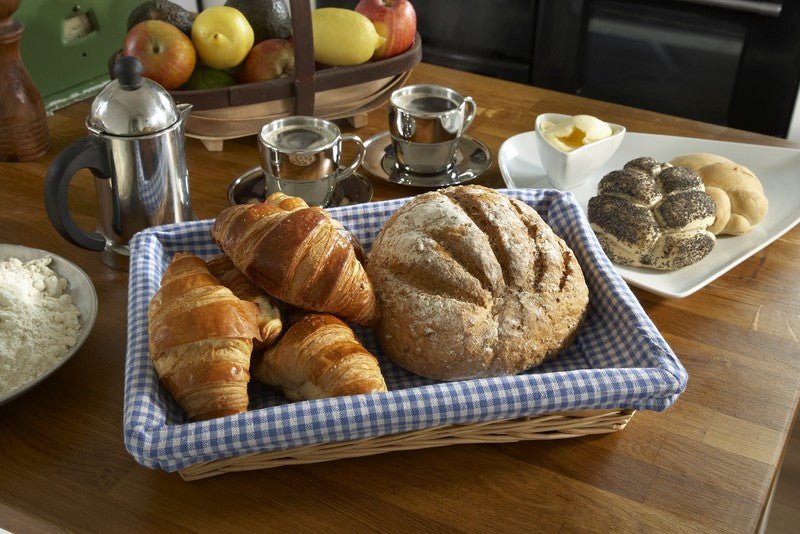 Flat Rectangular Wicker Tray - Serving Tray - British D'sire