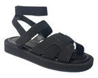 Flat Sole Padded Strappy Sandals - Sandals - British D'sire