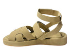 Flat Sole Padded Strappy Sandals - Sandals - British D'sire