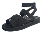 Flat Sole Padded Strappy Sandals - Sandals - British D'sire