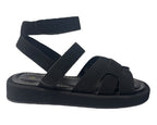 Flat Sole Padded Strappy Sandals - Sandals - British D'sire