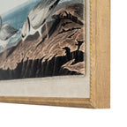Flora & Fauna Collection Plovers On Linen In Beaded Frame - Wall Art & Signs - British D'sire