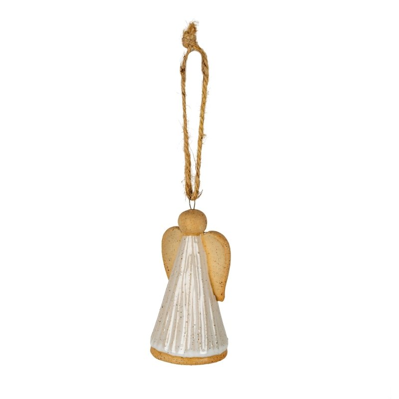 Flurry Angel Ceramic Tree Ornament Christmas Decoration - Christmas Decor - British D'sire
