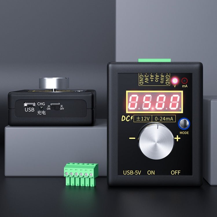 FNIRSI 0 - 12V/0 - 4 - 24mA Handheld Positive Negative Voltage Current Signal Generator(Without Battery) - British D'sire