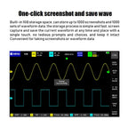 FNIRSI 1013D 1GS Sampling Dual Channel 100M Bandwidth Digital Oscilloscope, US Plug(English) - British D'sire
