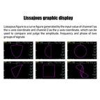 FNIRSI 1014D 2 in 1 Dual - channel 100M Bandwidth Digital Oscilloscope 1GS Sampling Signal Generator, US Plug - British D'sire