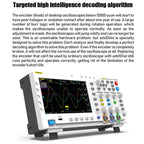 FNIRSI 1014D +P4100 Probe 2 in 1 Dual - channel 100M Bandwidth Digital Oscilloscope 1GS Sampling Signal Generator, US Plug - British D'sire