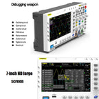 FNIRSI 1014D +P4100 Probe 2 in 1 Dual - channel 100M Bandwidth Digital Oscilloscope 1GS Sampling Signal Generator, US Plug - British D'sire