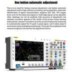FNIRSI 1014D +P4100 Probe 2 in 1 Dual - channel 100M Bandwidth Digital Oscilloscope 1GS Sampling Signal Generator, US Plug - British D'sire
