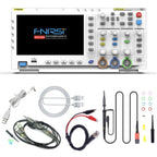 FNIRSI 1014D +P4100 Probe 2 in 1 Dual - channel 100M Bandwidth Digital Oscilloscope 1GS Sampling Signal Generator, US Plug - British D'sire