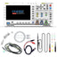 FNIRSI 1014D +P4100 Probe 2 in 1 Dual - channel 100M Bandwidth Digital Oscilloscope 1GS Sampling Signal Generator, US Plug - British D'sire