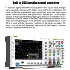 FNIRSI 1014D +P4100 Probe 2 in 1 Dual - channel 100M Bandwidth Digital Oscilloscope 1GS Sampling Signal Generator, US Plug - British D'sire