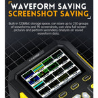 FNIRSI 2 In 1 Small Handheld Fluorescence Digital Dual - Channel Oscilloscope, US Plug(Yellow) - British D'sire