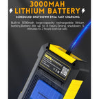 FNIRSI 2 In 1 Small Handheld Fluorescence Digital Dual - Channel Oscilloscope, US Plug(Yellow) - British D'sire
