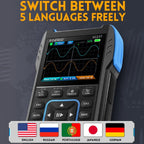 FNIRSI 3 In 1 Handheld Digital Oscilloscope Dual - Channel Multimeter, Specification: Standard - British D'sire