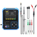 FNIRSI 3 In 1 Handheld Digital Oscilloscope LCR Transistor Tester, Specification: Upgrade - British D'sire